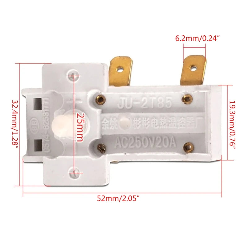 2024 New Electric Heater Temperature 250V16A Home Appliance Accessories Accurate Room Temperature Control Portable