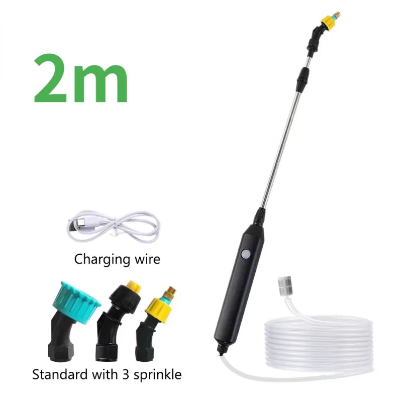 1pc Electric Garden Plant Sprayer with Telescopic Wand Perfect for Watering Misting Irrigating Garden Yard Lawn and Plant Care