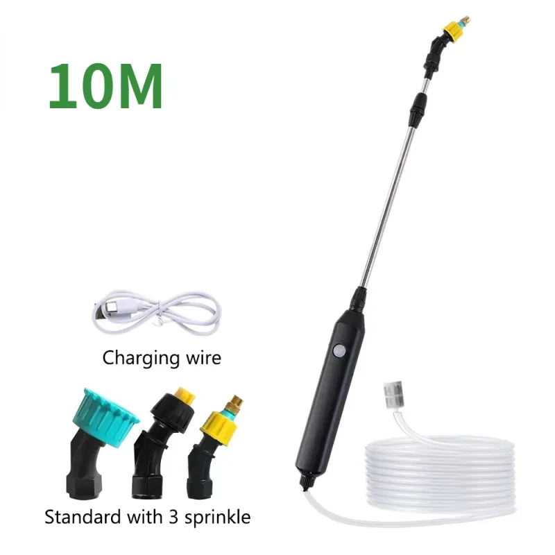 1pc Electric Garden Plant Sprayer with Telescopic Wand Perfect for Watering Misting Irrigating Garden Yard Lawn and Plant Care