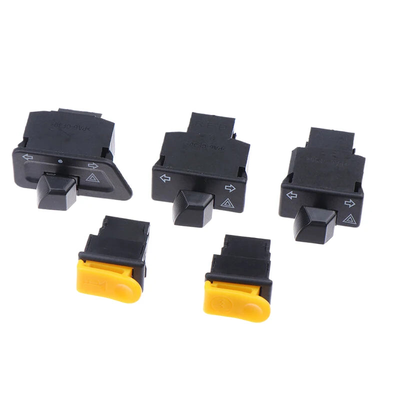 1PC Motorcycle Electric Vehicle Modification Parts Motorcycle Warning Lights Dual Flash Switches Turn Signal Lights Starter