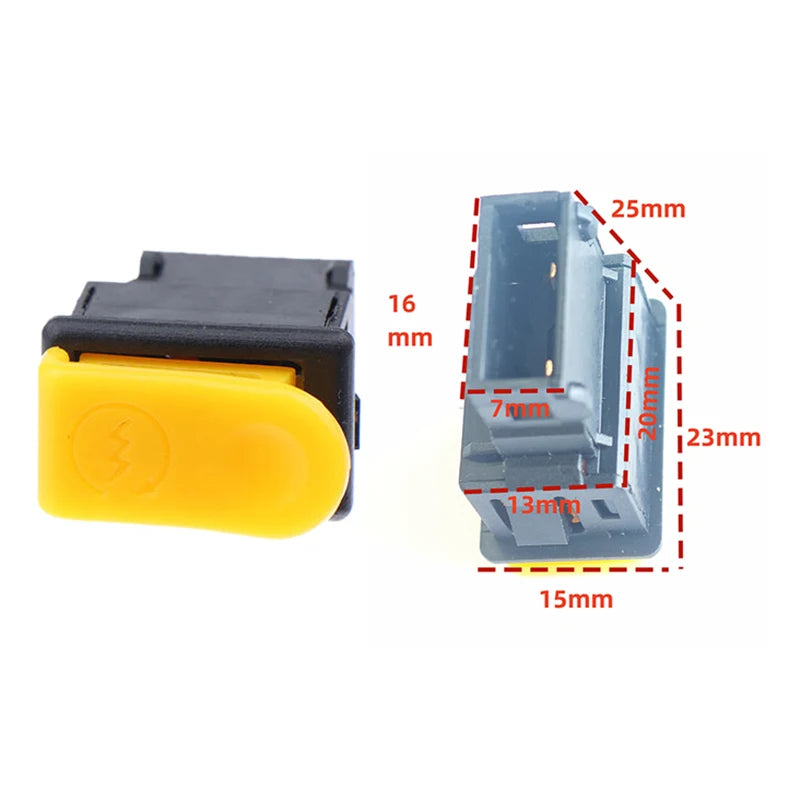 1PC Motorcycle Electric Vehicle Modification Parts Motorcycle Warning Lights Dual Flash Switches Turn Signal Lights Starter
