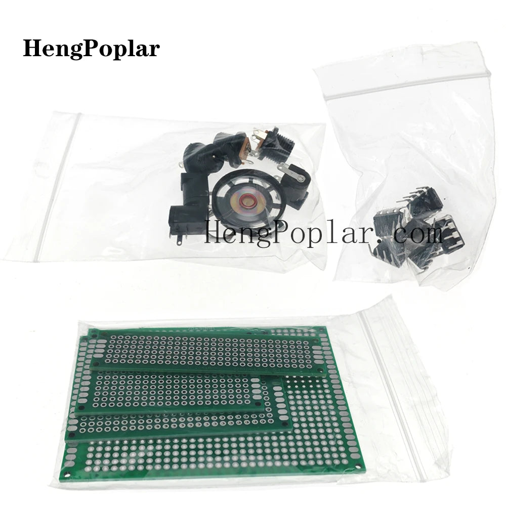 1900 pcs Electronic Component Kit including Assortment + Capacitors + Resistors + LED + Transistors + DC Jacks + PCB +opamp